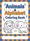 50-Page Mega Animals & Alphabet Coloring Book Bundle (Printable PDF)