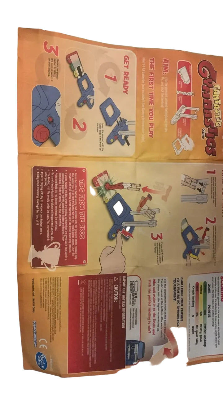 Hasbro Gaming Fantastic Gymnastics Board Game